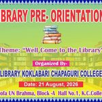 Library Pre-Orientation Programme-2026