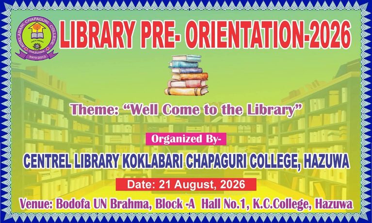 Library Pre-Orientation Programme-2026